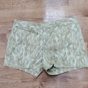 Calvin Klein Collection Beige Patterned Women's Shorts